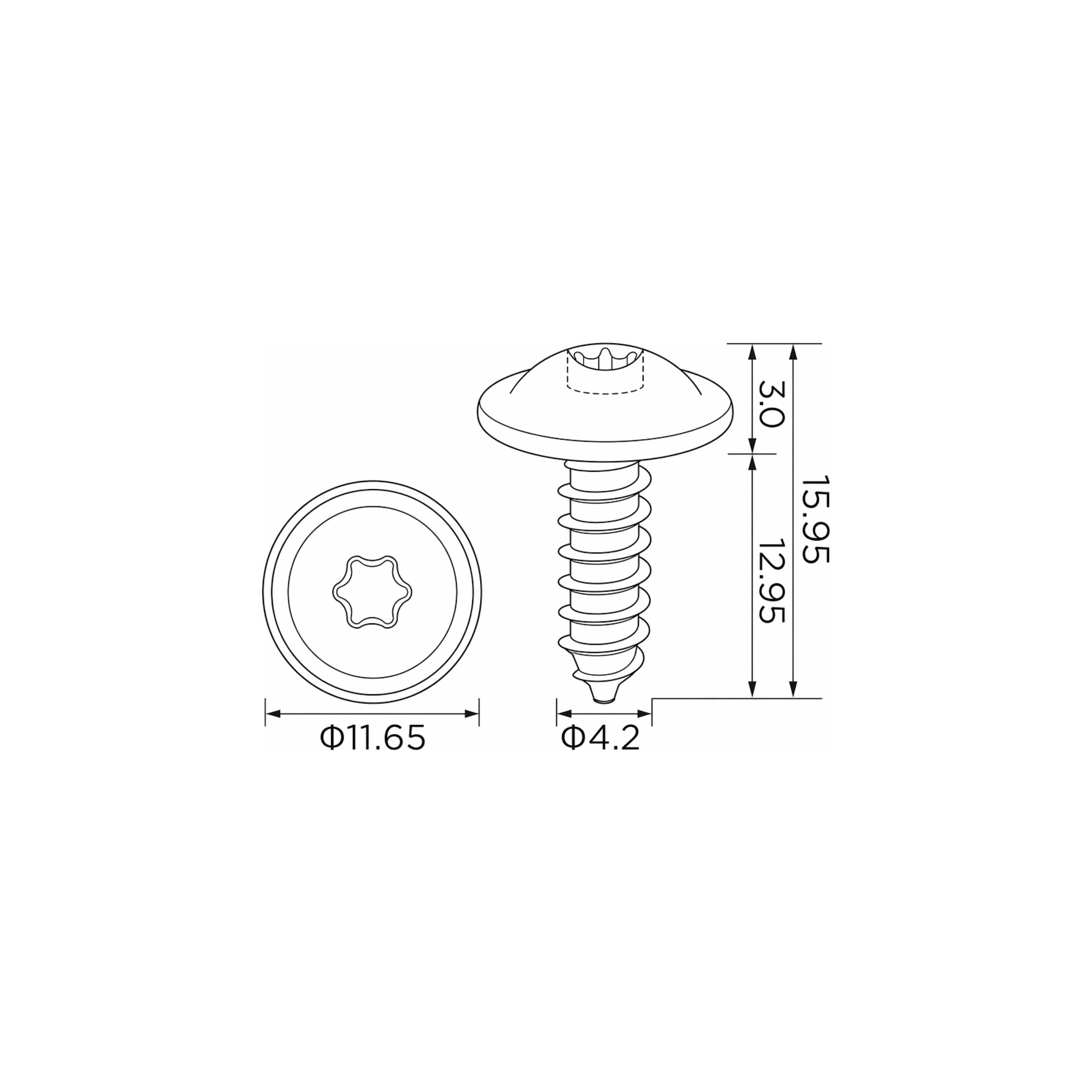 Fästclips Audi A4 B8/A6 C7 m.fl. – 10-pack