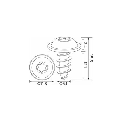 Fästclips Audi A3/A3 Sportback m.fl. – 10-pack