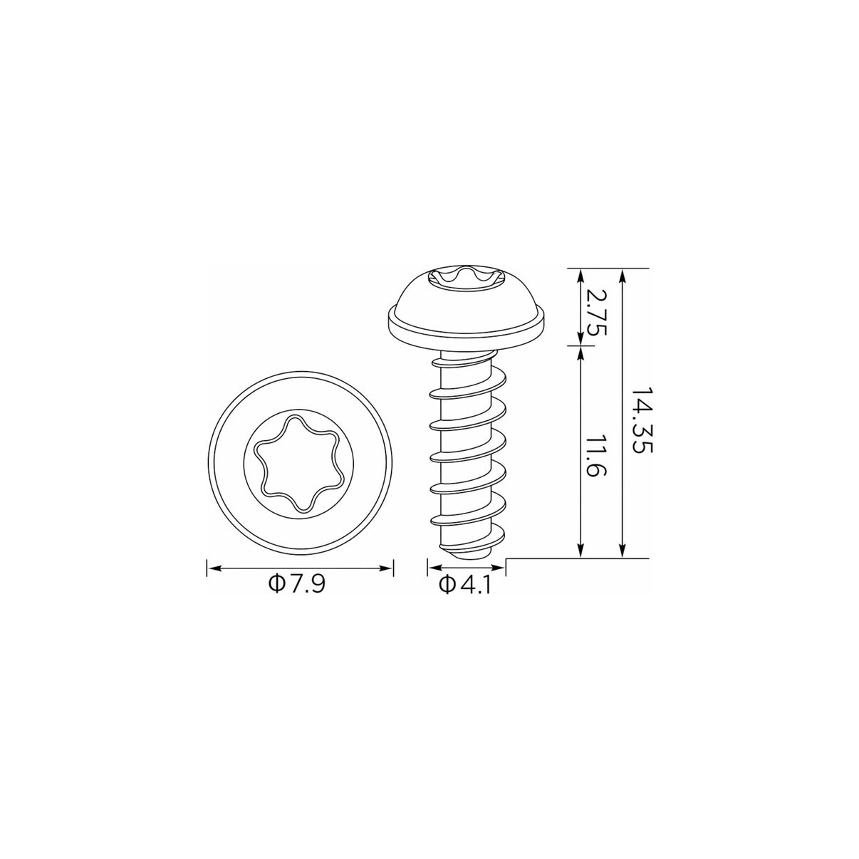 Fästclips Audi A1/A2 m.fl.