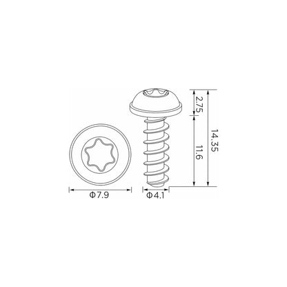 Fästclips Audi A1/A2 m.fl.