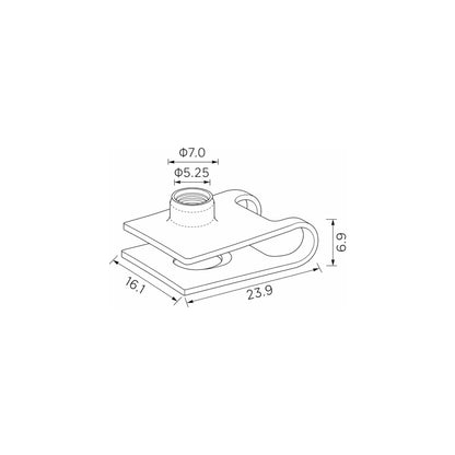 Fästclips Mazda 3/5 m.fl. – 10-pack