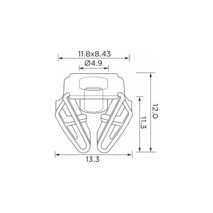 Fästclips Chrysler Pacifica/Grand Voyager V m.fl. – 10-pack