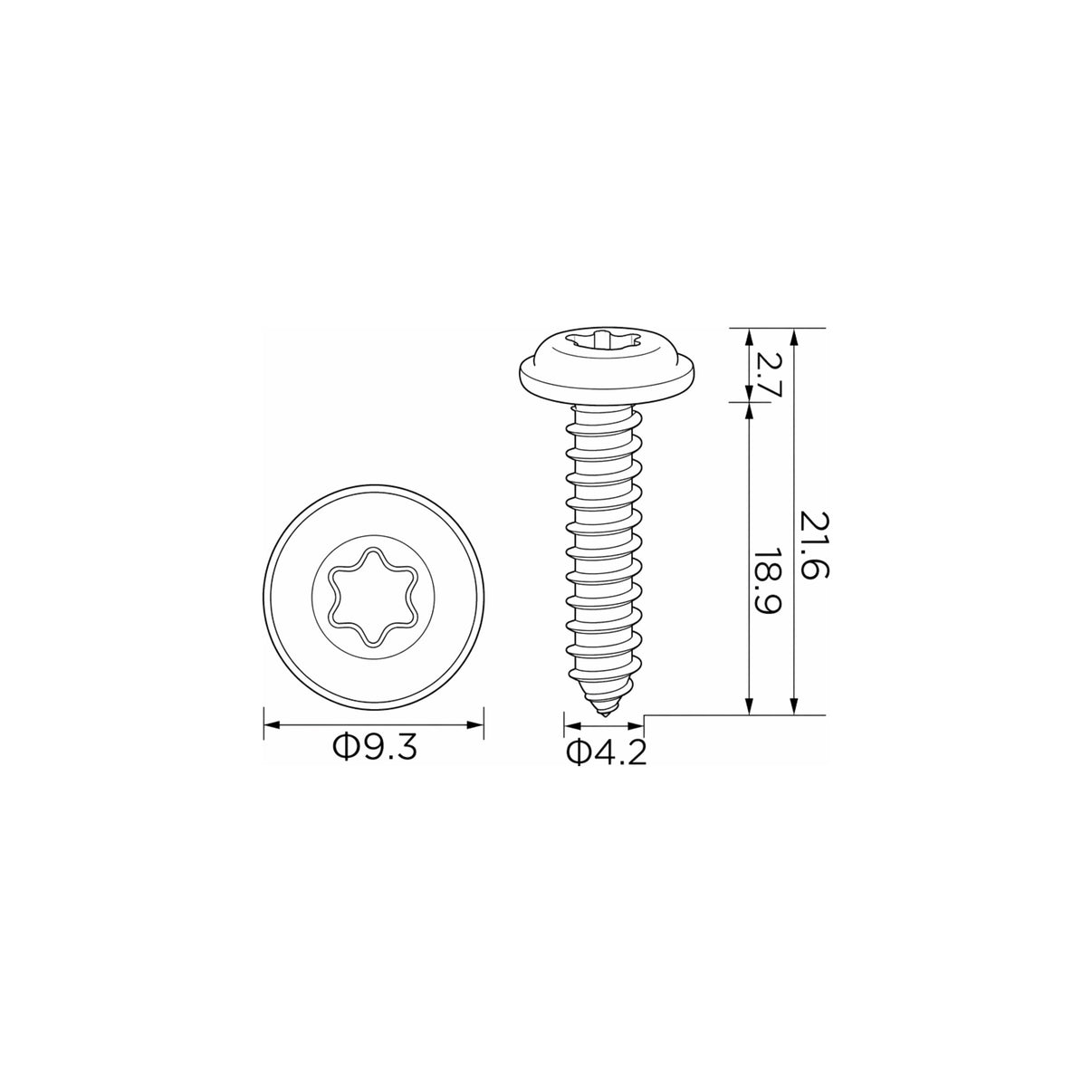 Fästclips Renault Clio II/Clio I m.fl. – 10-pack