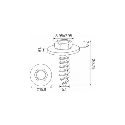 Fästclips BMW 1/2 Coupé m.fl. – 10-pack