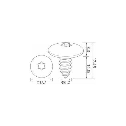 Fästclips – 10-pack