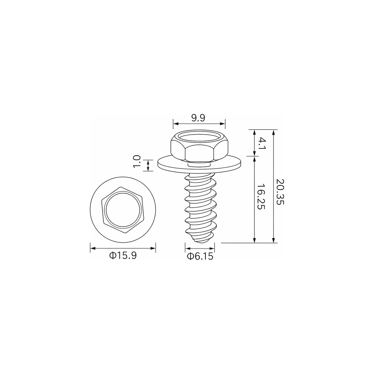 Fästclips Toyota Yaris/Yaris Verso m.fl. – 10-pack