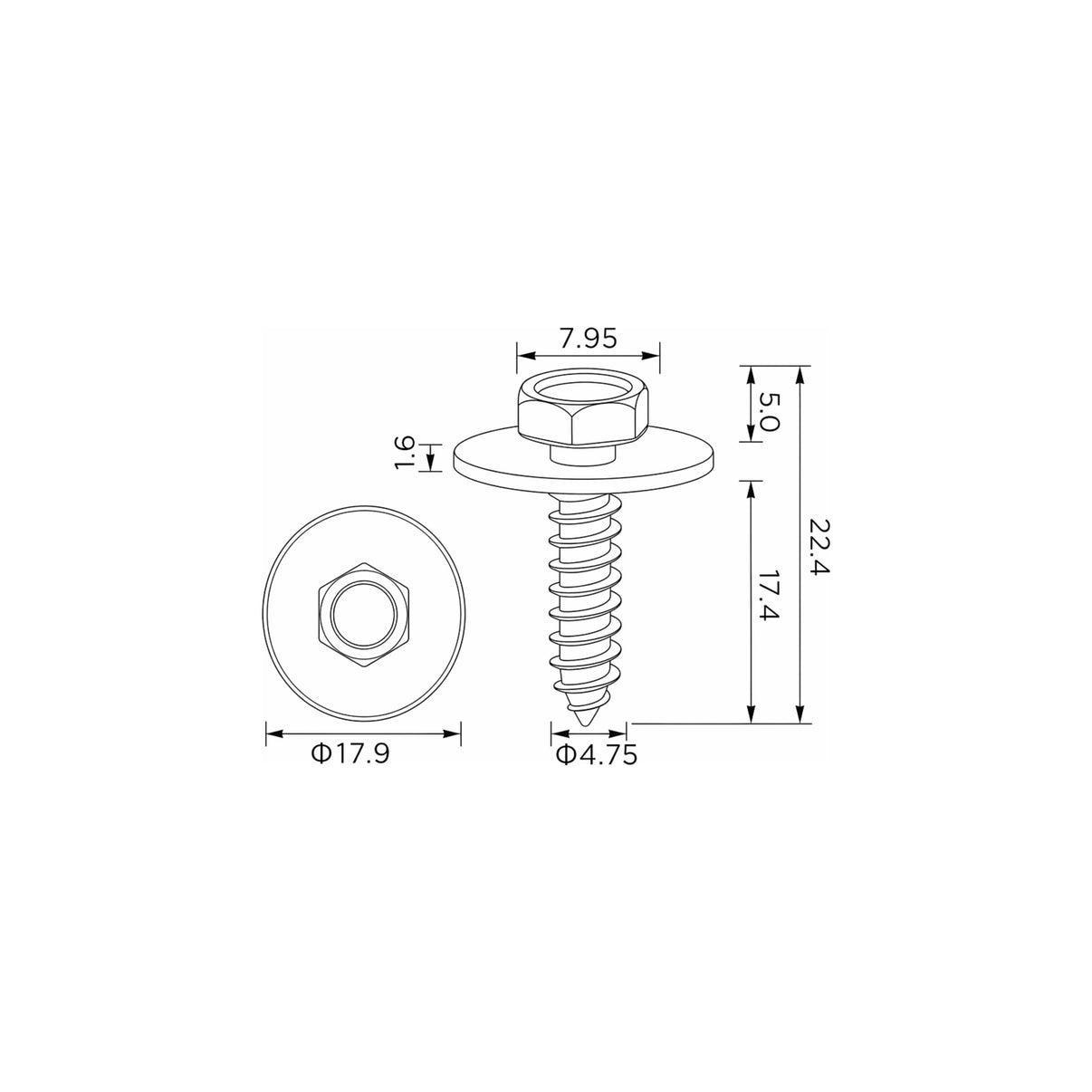 Fästclips BMW 1/3 m.fl. – 10-pack