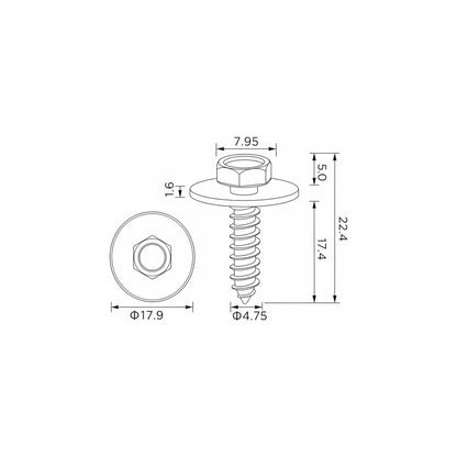 Fästclips BMW 1/3 m.fl. – 10-pack