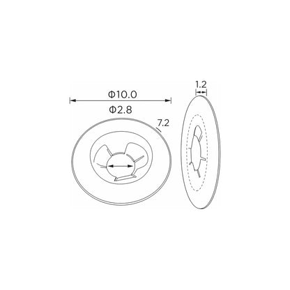 Fästclips Honda CIVIC IX/Cr-V III m.fl. – 10-pack