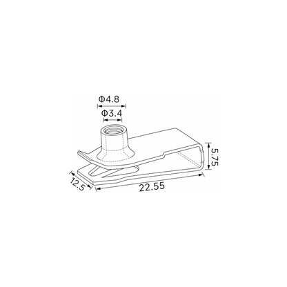 Fästclips Opel Astra F/Mokka/Mokka X m.fl. – 10-pack