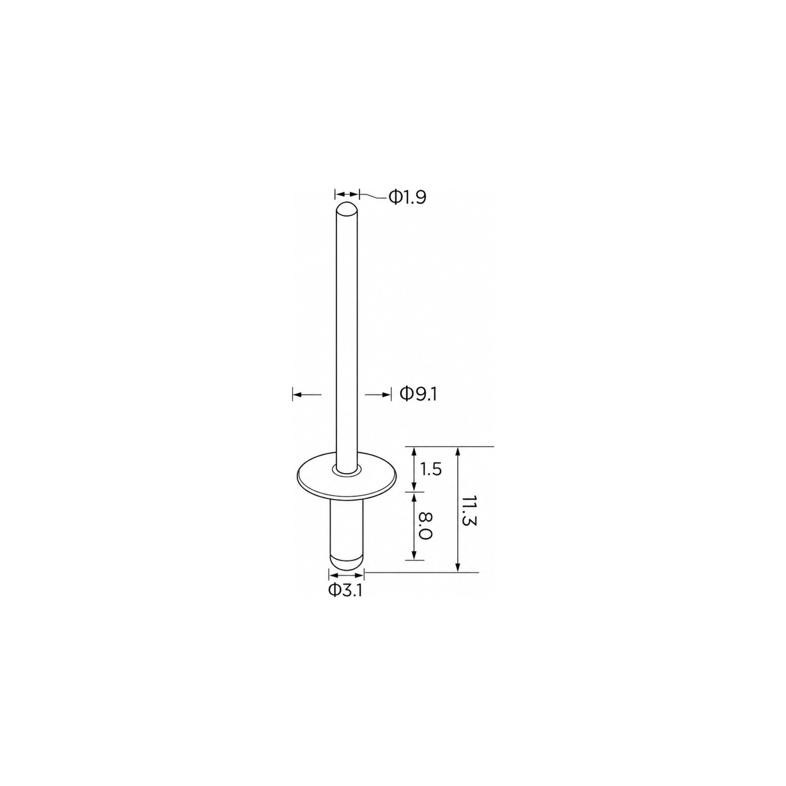 Fästclips Ford Ranger/Escort VI m.fl. – 10-pack