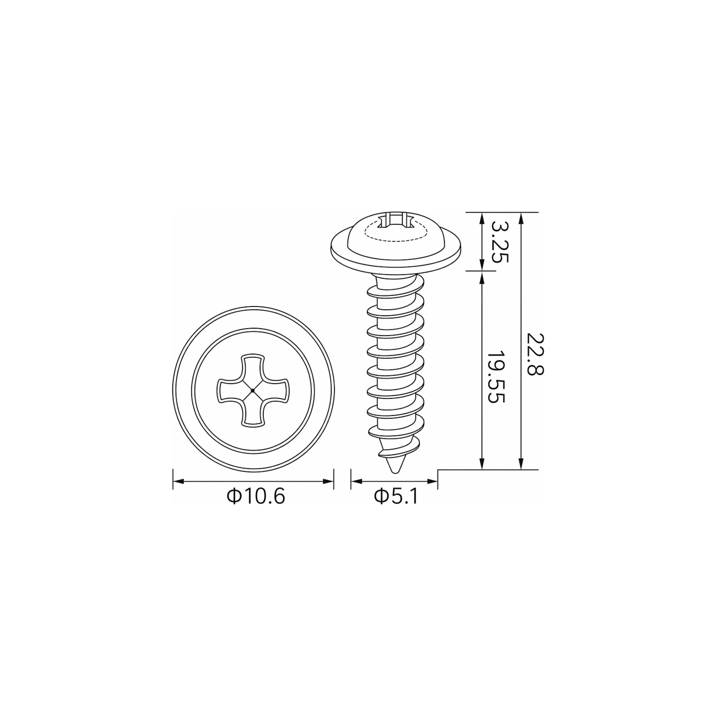 Fästclips Toyota Avalon/C-Hr m.fl. – 10-pack