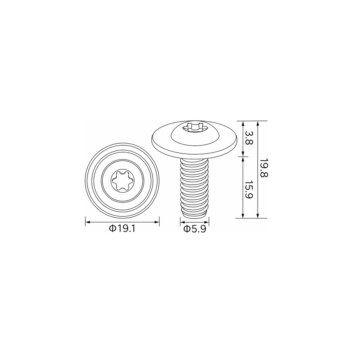 Fästclips VW Golf VII/Passat B7 m.fl. – 10-pack
