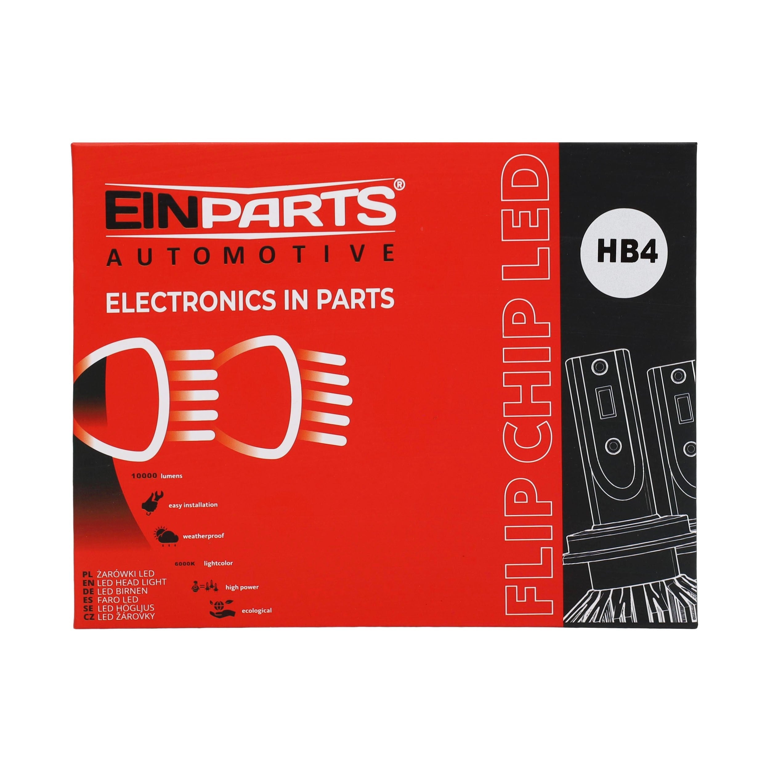 LED-konverteringssats – HB4 – 6000K – 9V - 16V – P22d – 2-pack