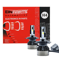 LED-konverteringssats – H4 – 6000K – 9V - 16V – P43t – 2-pack