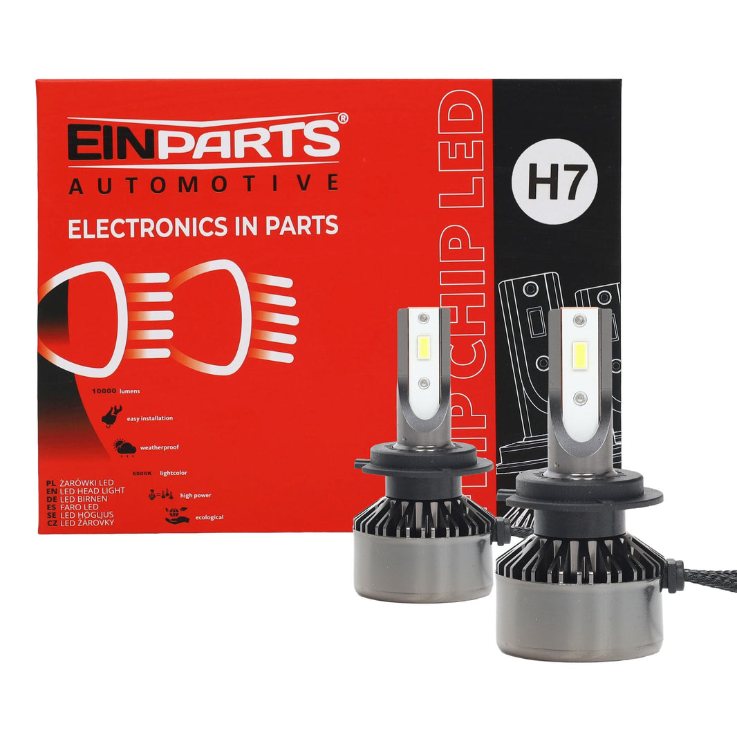 LED-konverteringssats – H7 – 6000K – 9V - 16V – PG18.5D-1 – 2-pack