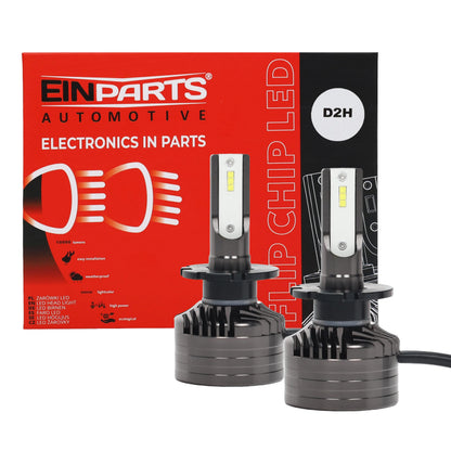 LED-konverteringssats – D2S – 6000K – 9V - 32V – PK32D-2 – 2-pack