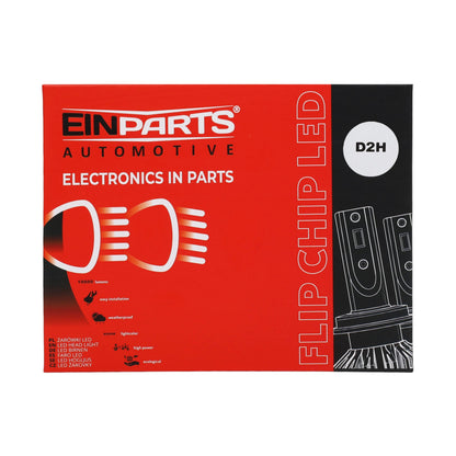 LED-konverteringssats – D2S – 6000K – 9V - 32V – PK32D-2 – 2-pack