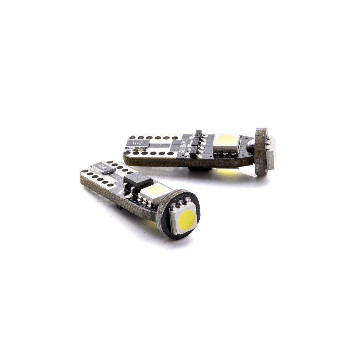 LED-lampa för bil – W5W – W2,1x9,5d – 6000K – 3 LED – SMD 5050 – 2-pack