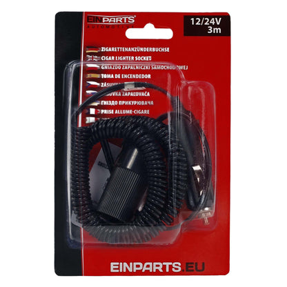 Laddkabel för elbil – DC 12/24V – 3 metres