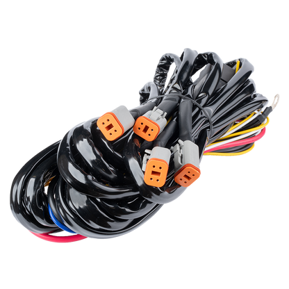 LED ekstra lys Stellar Sort RAD5 >>CANBUS<< – 12.200 lm – 16.480 lm – LUXTAR – emballage og indhold | LUXTAR
