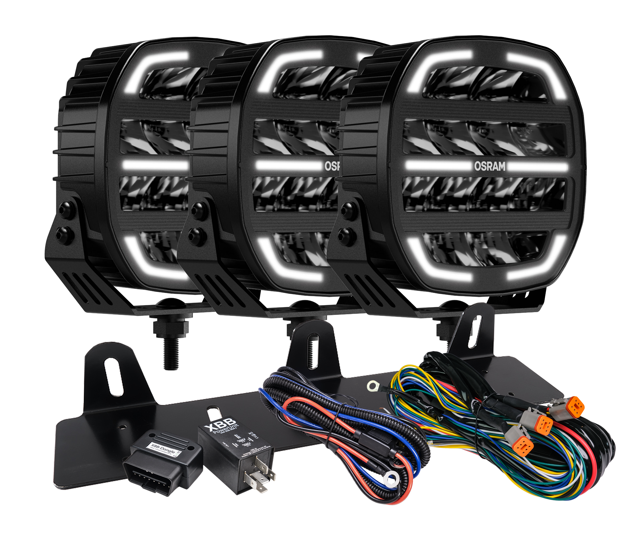 Osram LEDriving CUBE MX180 – CB 7" RAD3 – produktbild framifrån | OSRAM