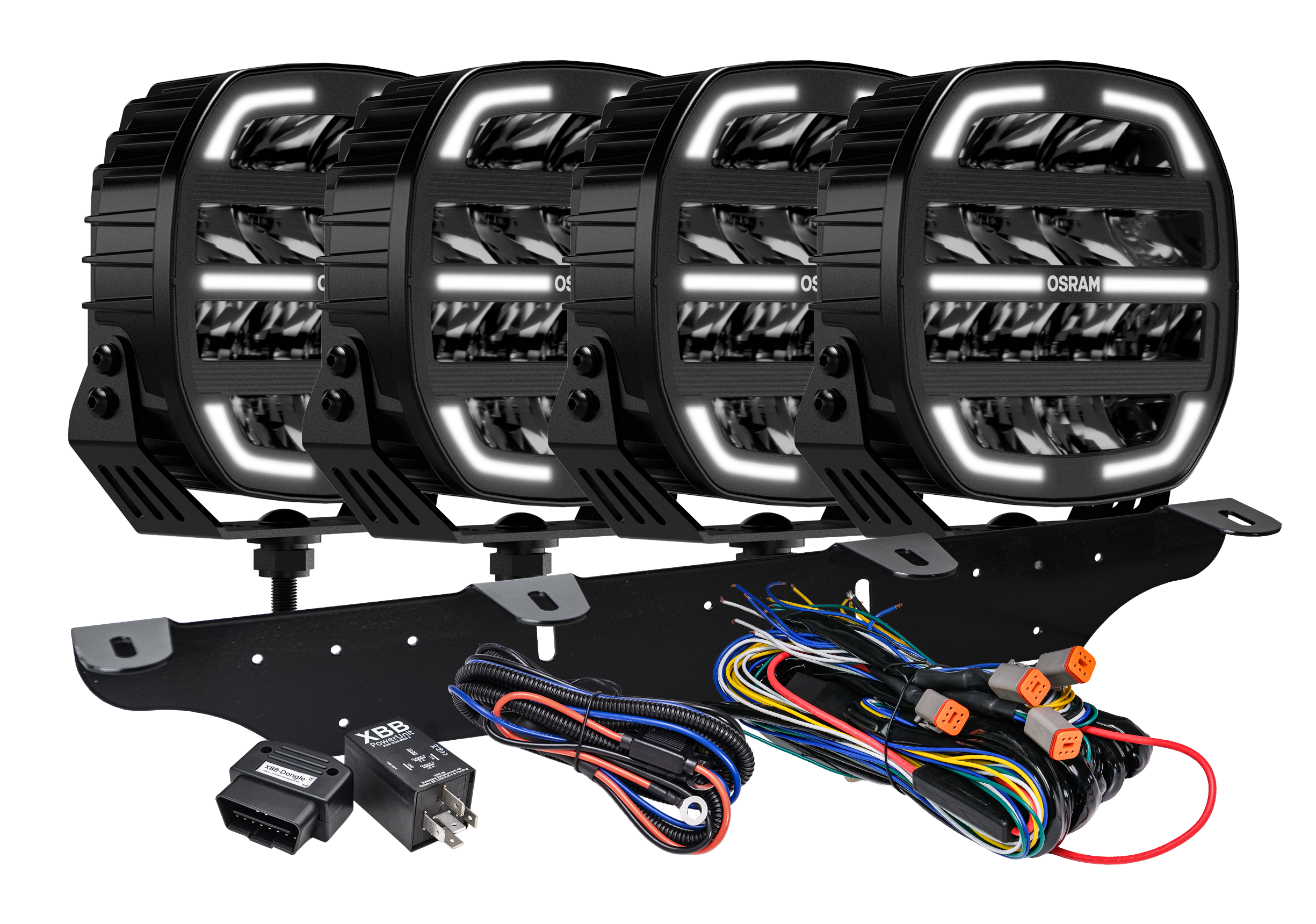 Osram LEDriving CUBE MX180 – CB 7" RAD4 – produktbild framifrån | OSRAM