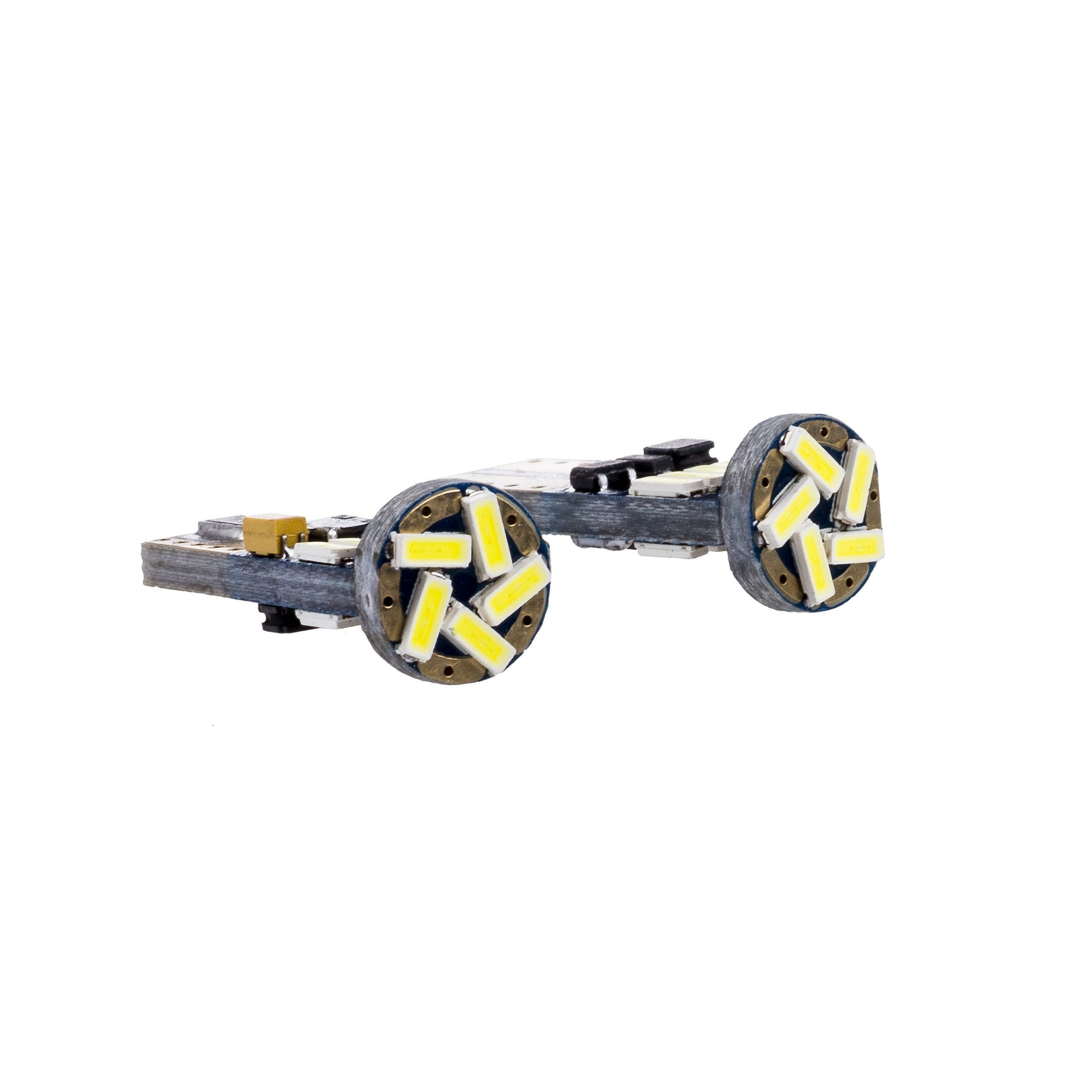 LED-lampa för bil – W5W – W2,1x9,5d – 6000K – 15 LED – SMD 4014 – 2-pack