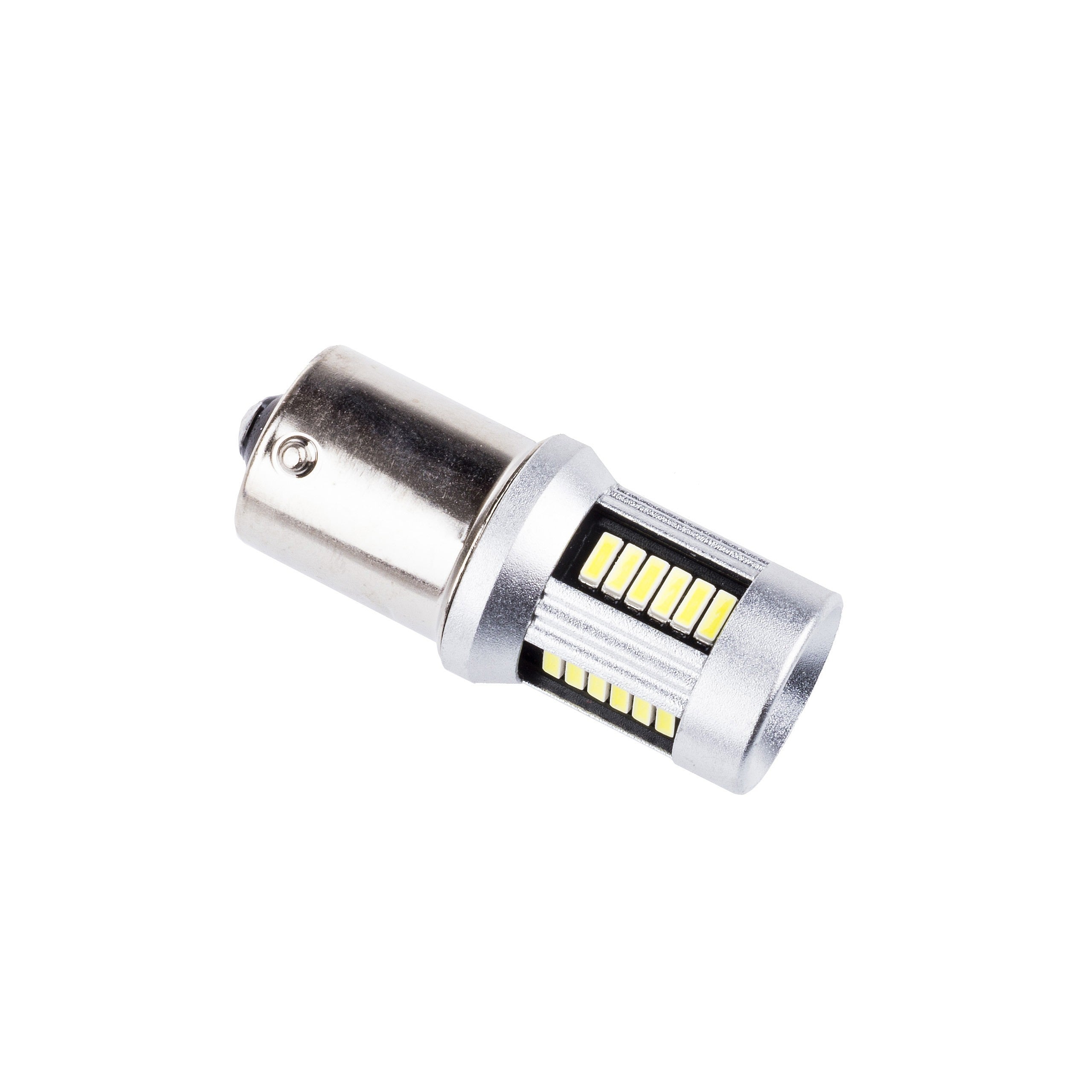 LED-lampa för bil – P21W – BA15S – 6000K – 30 LED – SMD 4014 – 2-pack