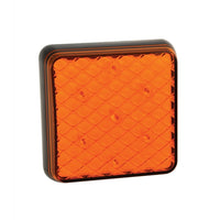 Baklampa Indikator 81A – 12V (81x81mm) – produktbild framifrån | LEA