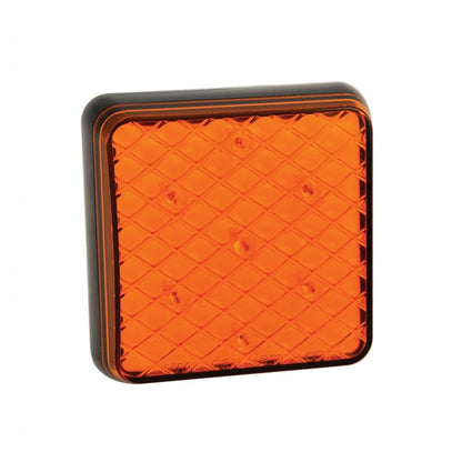 Baklampa Indikator 81A – 12V (81x81mm) – produktbild framifrån | LEA