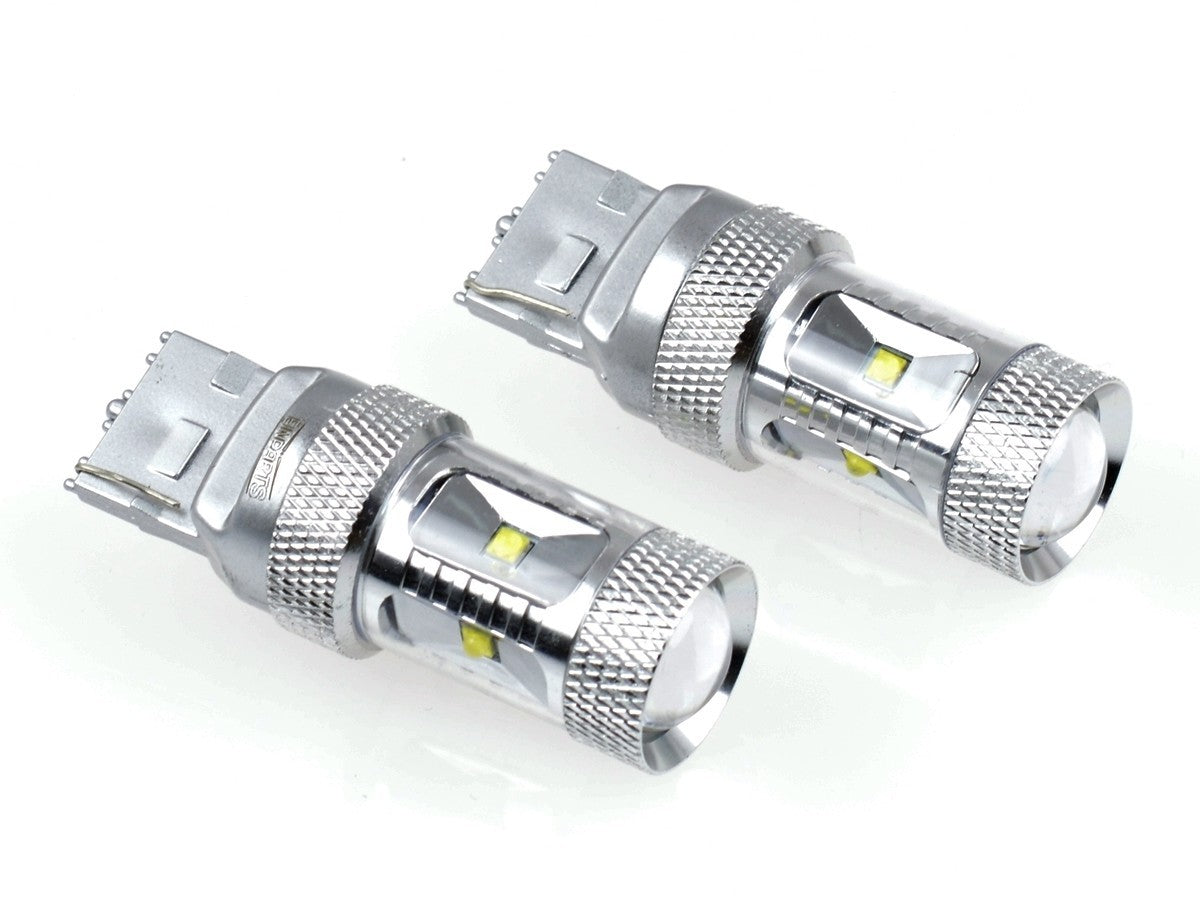 LED-lampa för bil – W21W – W3X16D – 6000K – 6 LED – CREE XB-D – 2-pack