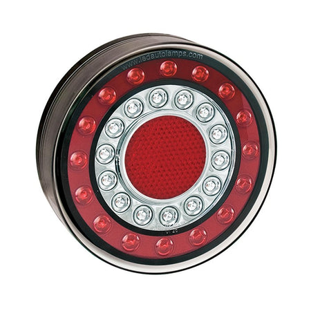 Baklampa Maxilamp 1XCE – produktbild framifrån | LEA