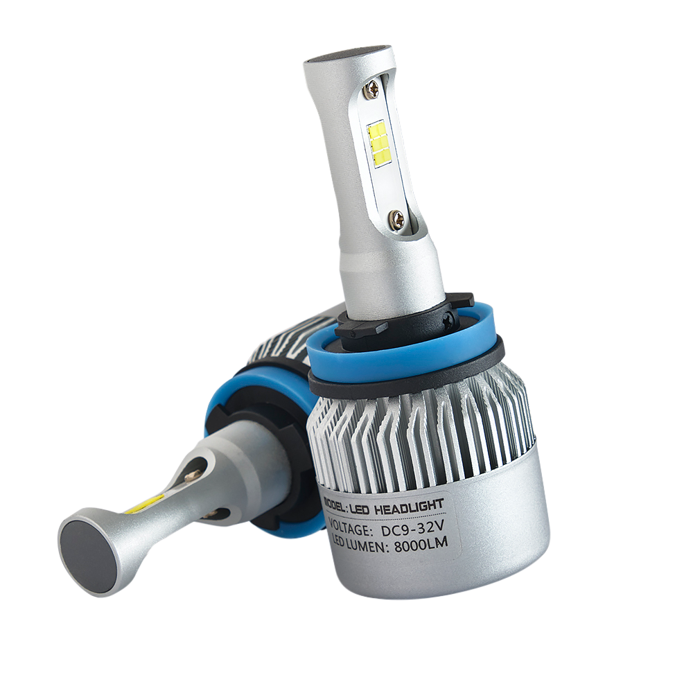 Ledis – på S2 Led Conversion H8 – H11 – produktbillede forfra | LEDIS TIL