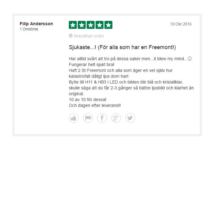 Ledis – på S2 Led Konvertering H8 – H11 – produktbillede 15 | LEDIS TIL