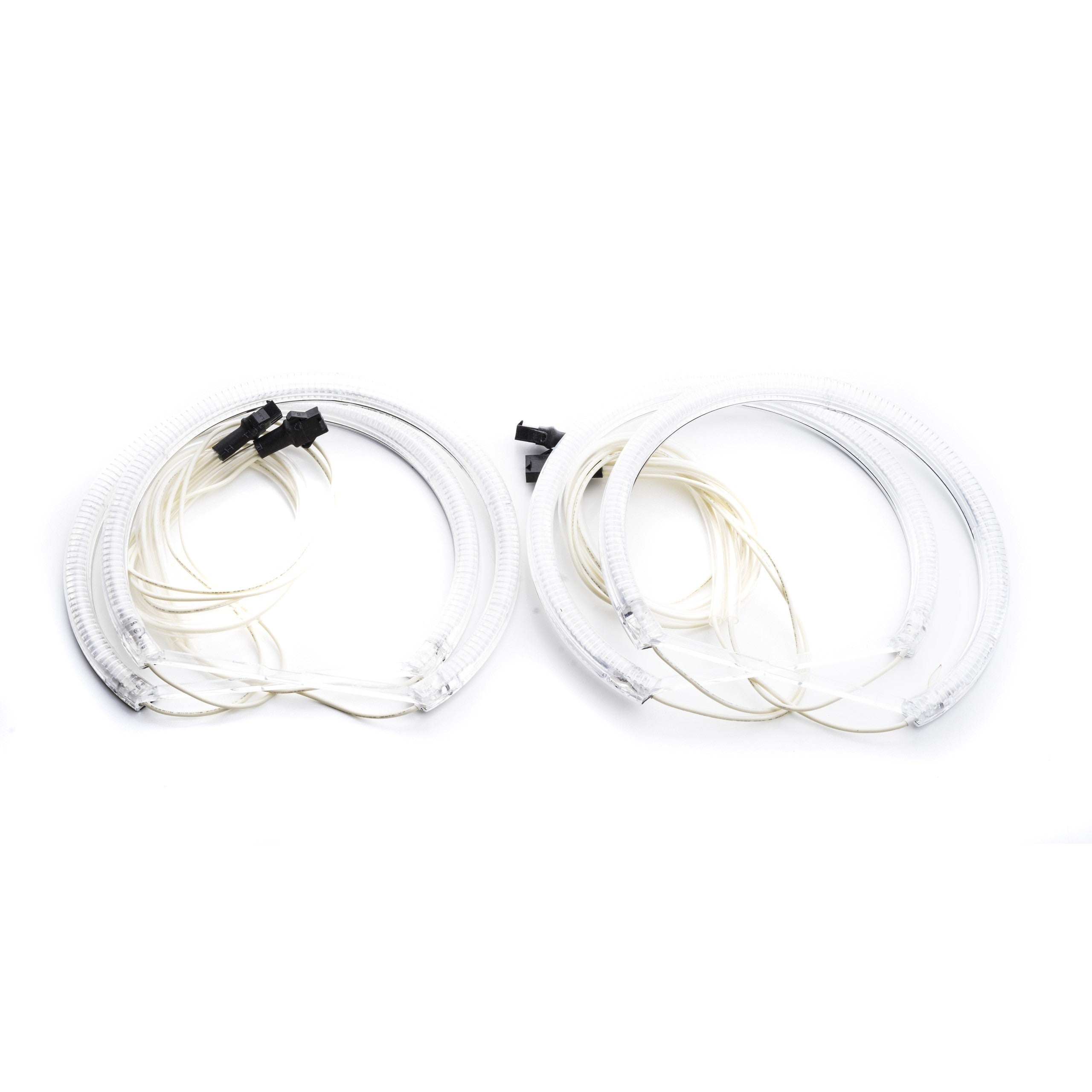 Angel Eyes-belysning – Kallvit – 6000K – 9V - 16V – 131 mm