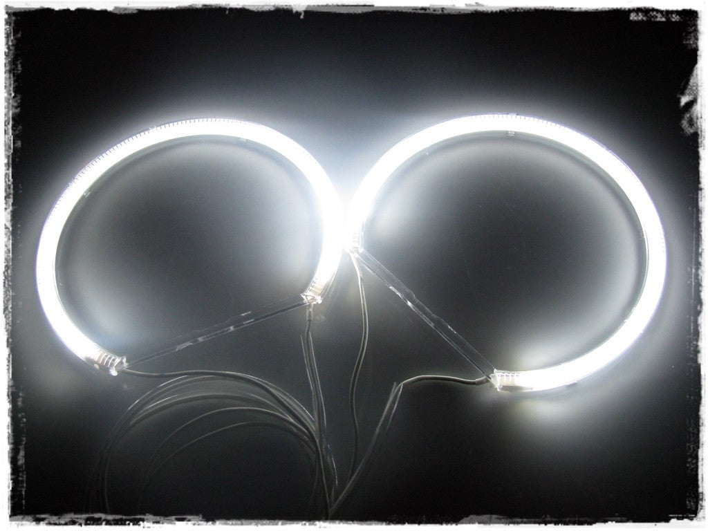 Angel Eyes-belysning – Kallvit – 6000K – 9V - 16V – 131 mm