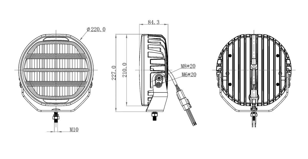 OZZ XR2 P9 Black – måttspecifikation | OZZ