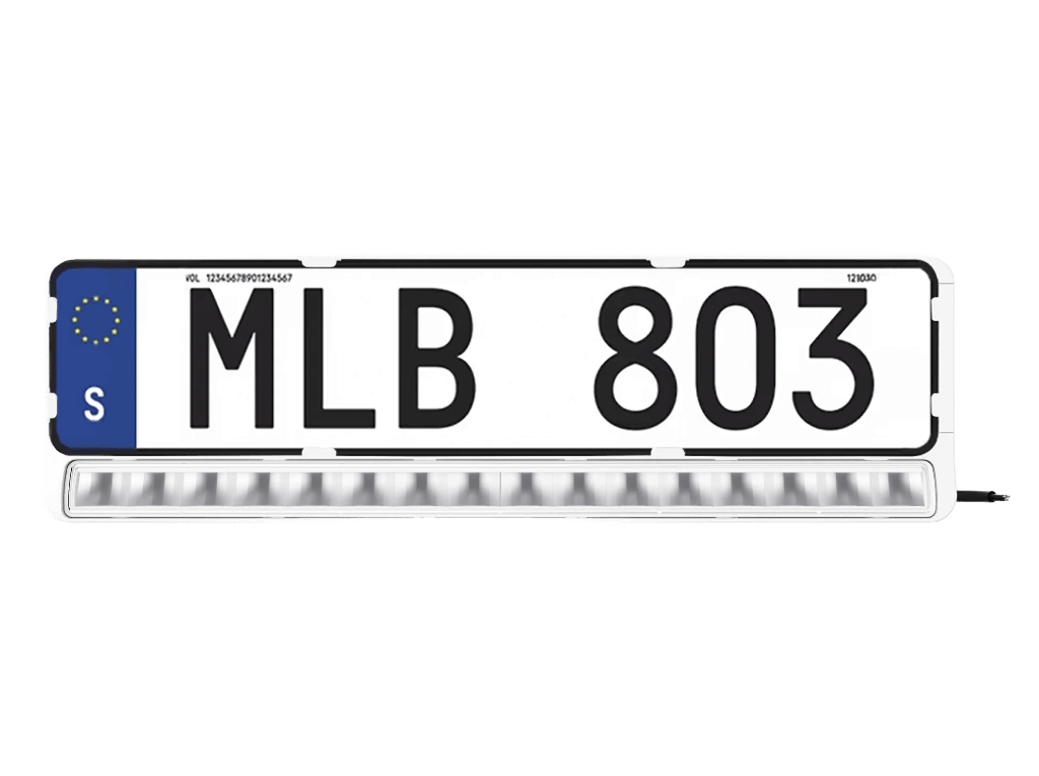 OZZ LP1 20” Extraljusramp Led – Vit – i användning | OZZ