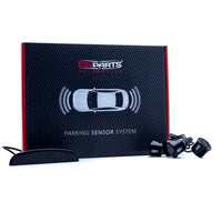 Parkeringssensor med display – Svart – ultraljudssensor – 4 sensorer – 4x 2,5 m