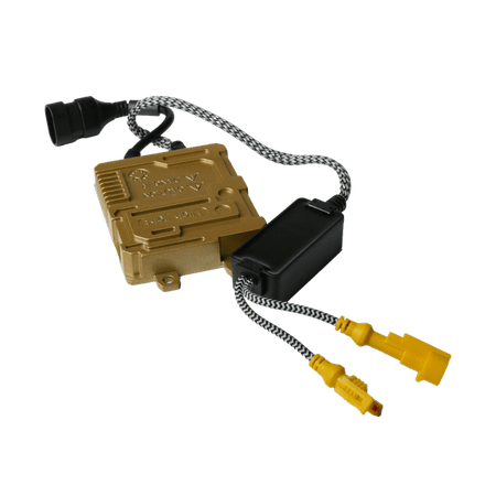 produktbillede forfra, der viser 9 – 32V 35W ballast, hurtig start – Carlevel