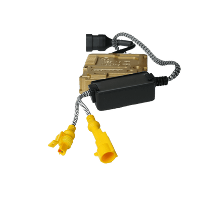 nærbillede af detaljer og materialer af 9 – 32V 35W ballast, hurtig start – Carlevel