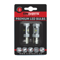 LED-lampa för bil – P21W – BA15S – 6000K – 6 LED – CREE XT-E – 2-pack