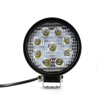 LED-arbetslampa – 27 W – 6000K – 9 LED – 2025 LM – 116 mm
