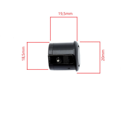 Parkeringssensor med summer – Svart – ultraljudssensor – 4 sensorer – 4x 2,5 m