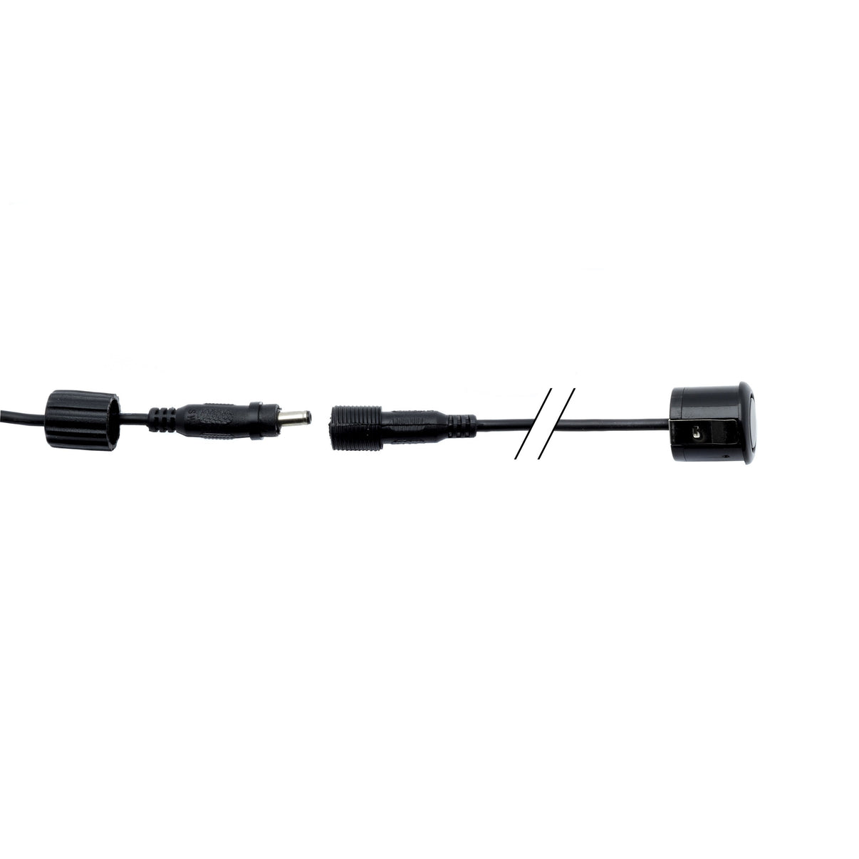 Parkeringssensor med summer – Svart – ultraljudssensor – 4 sensorer – 4x 2,5 m