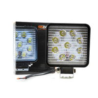 LED-arbetslampa – 27 W – 6000K – 9 LED – 2025 LM – 110 mm