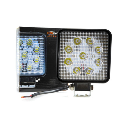 LED-arbetslampa – 27 W – 6000K – 9 LED – 2025 LM – 110 mm