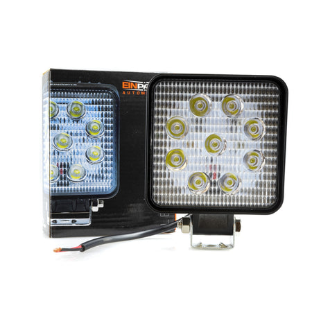 LED-arbetslampa – 27 W – 6000K – 9 LED – 2025 LM – 110 mm
