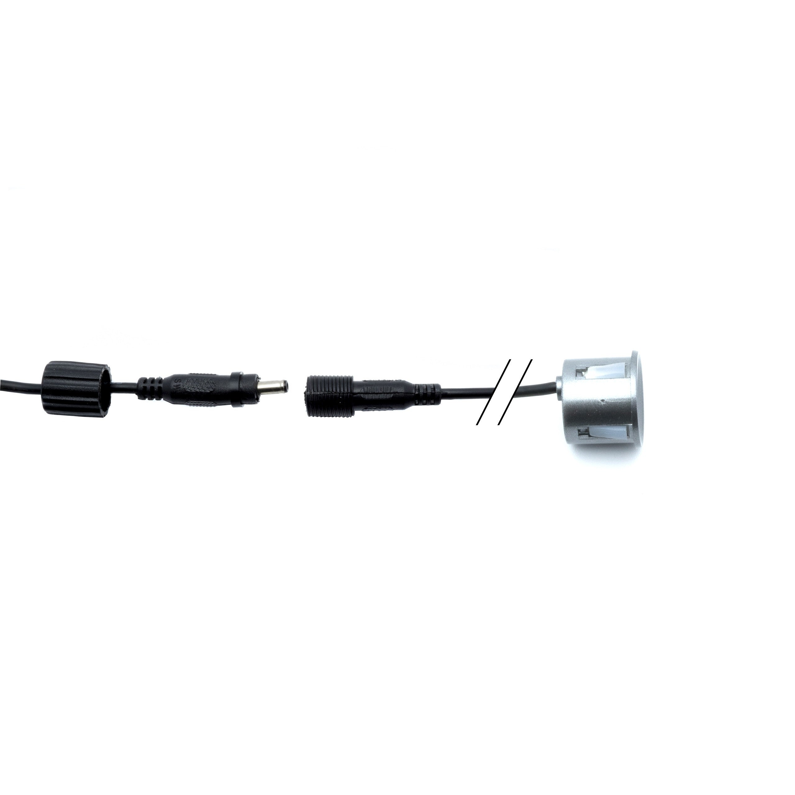 Parkeringssensor med display – Grå – ultraljudssensor – 4 sensorer – 4x 2,5 m